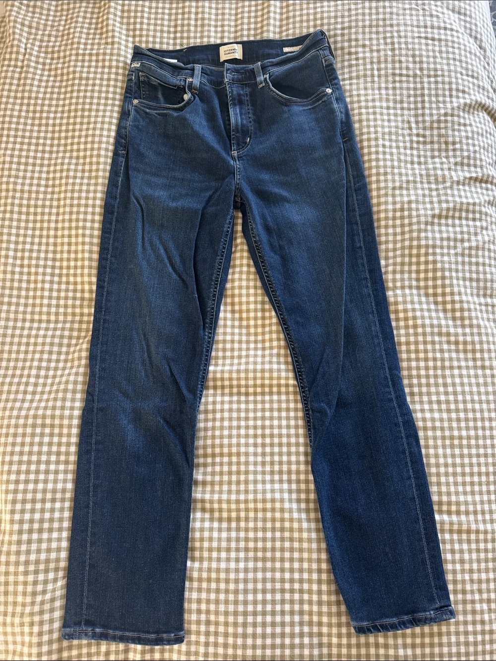 Citizens Of Humanity Indigo Straight Leg Jeans